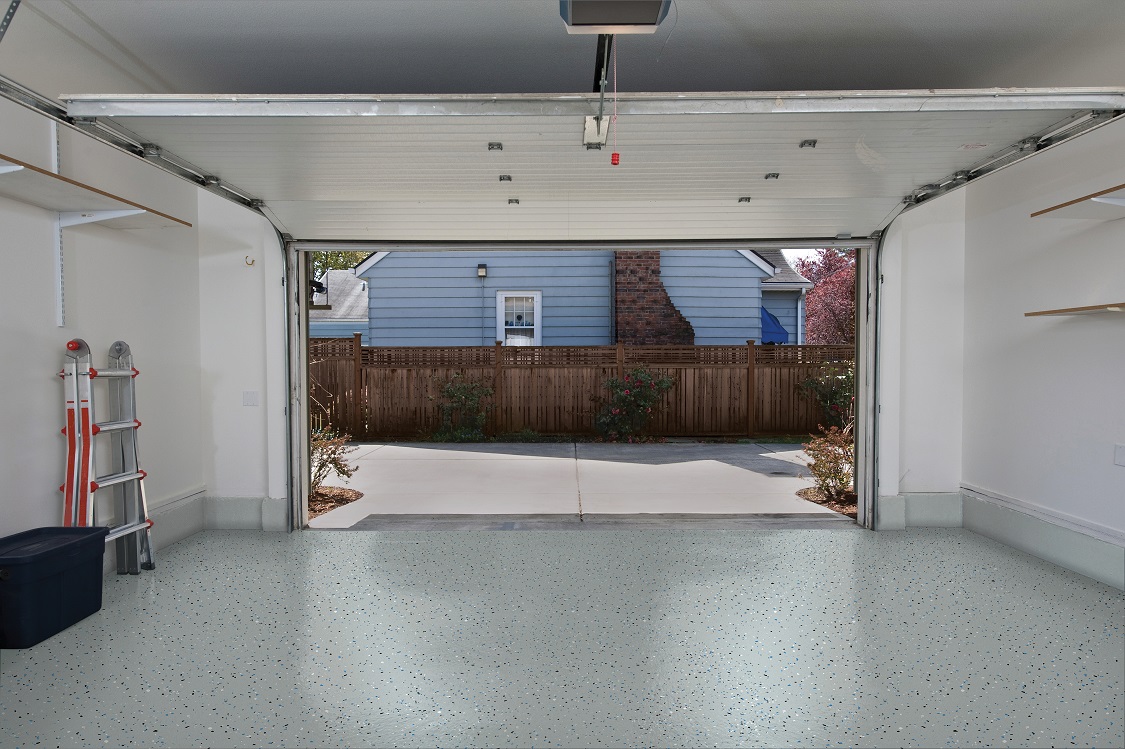 ガレージのコンクリート床塗装